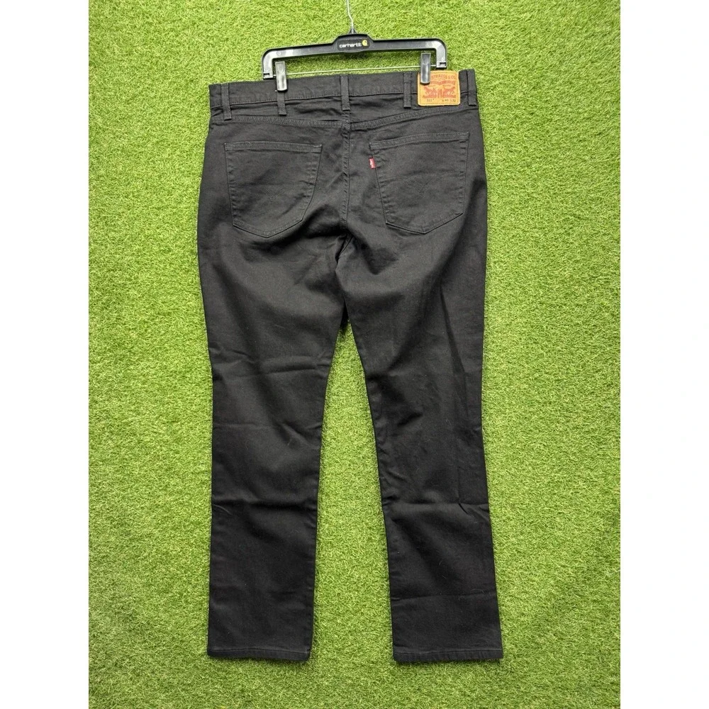 Levis 511 Jeans Mens 40x32 Low Rise Flex Stretch Slim Fit Tapered Black NWT